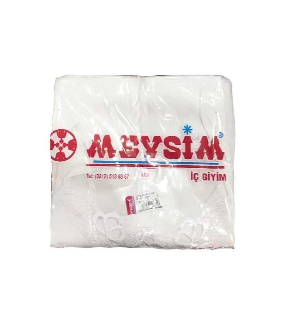 Toptan Mevsim Penye iP Askılı Güpürlü Atlet