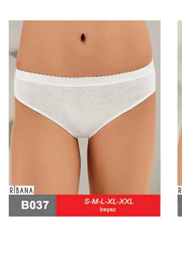 Şahinler Ribana Şahinler Yazılı Bikini Beyaz