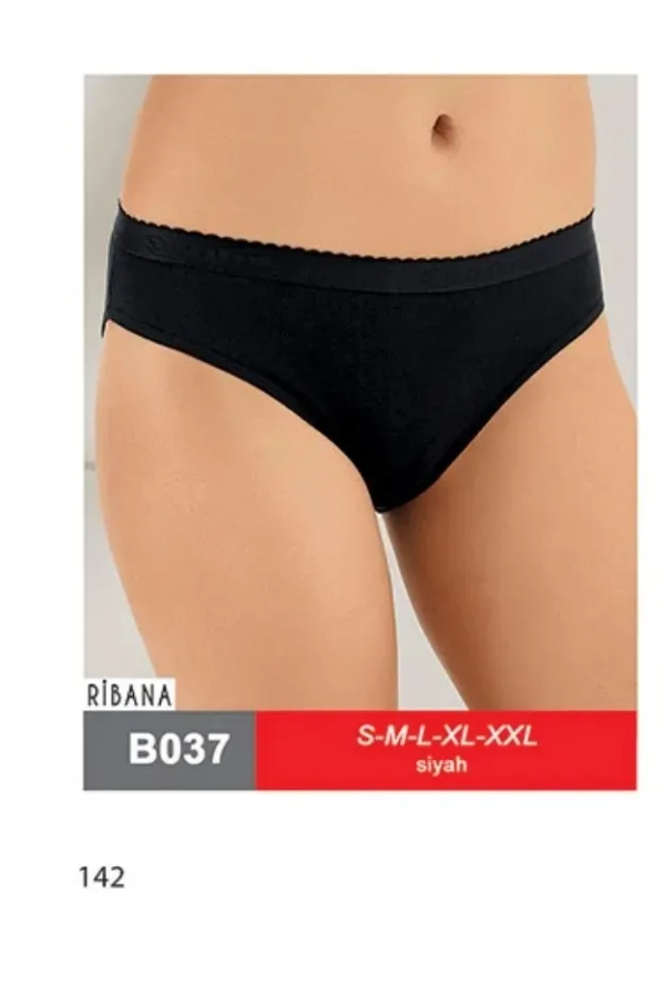 Şahinler Ribana Şahinler Yazılı Bikini Siyah