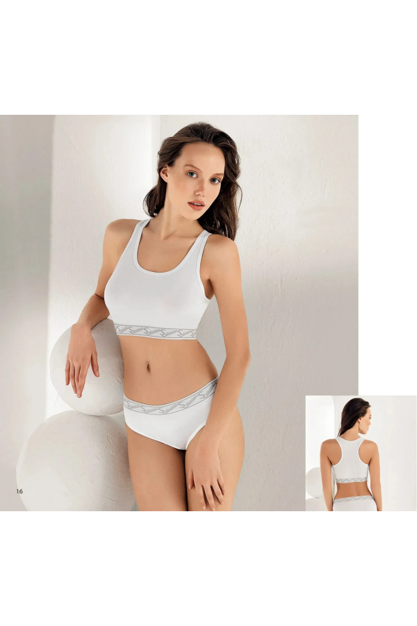 Şahinler 2 Li Tk - Sporcu Atlet + Spor Bikini Beyaz