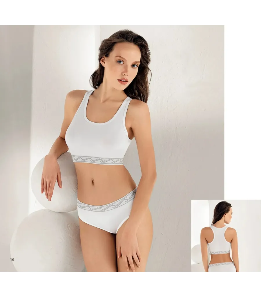 Şahinler 2 Li Tk - Sporcu Atlet + Spor Bikini Beyaz