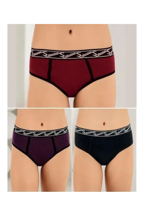 Şahinler Lıkralı Biyeli Slip Bordo ( 6 Lı Paket )