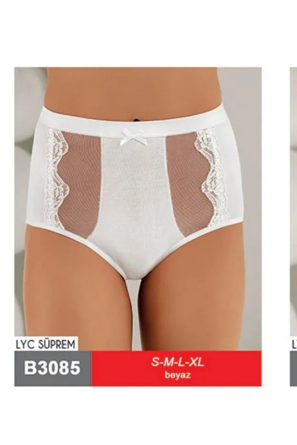 Şahinler Lıkralı Dantelli Bato Slip Beyaz