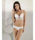 Şahinler Dantelli Desteksiz Bralet Takım Beyaz