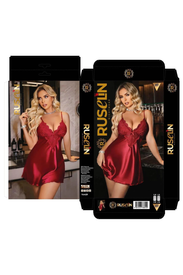 Ruselin Saten Gecelik RSL2227