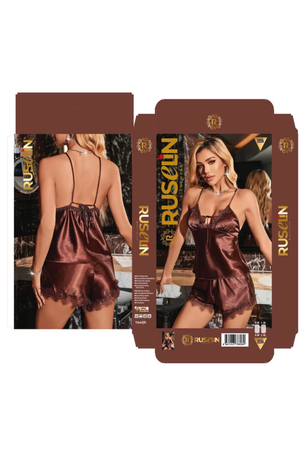 Ruselin Saten Gecelik RSL2228
