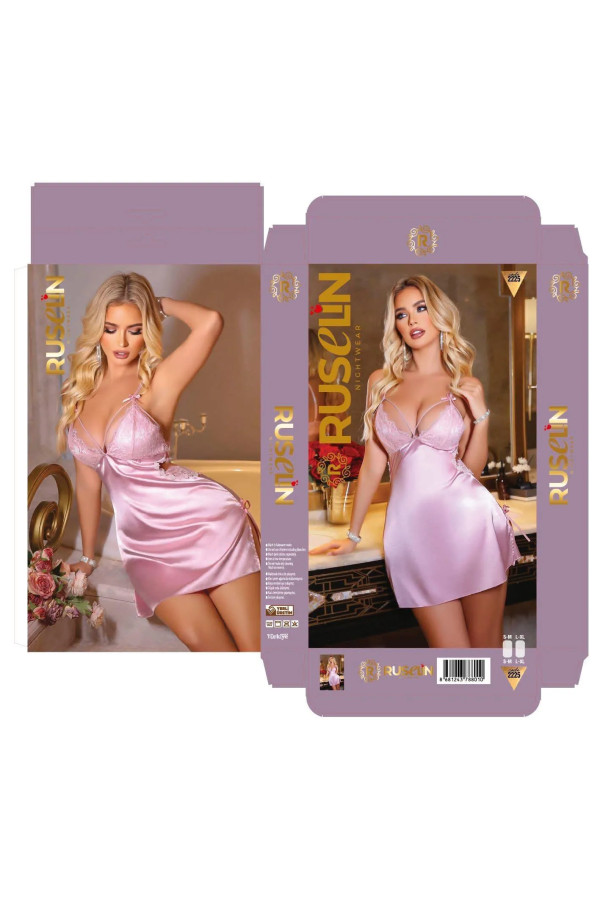 Ruselin Saten Gecelik RSL2225