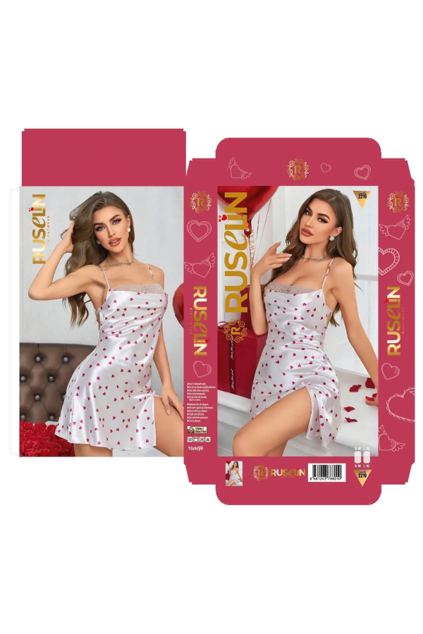 Ruselin Saten Gecelik RSL2219