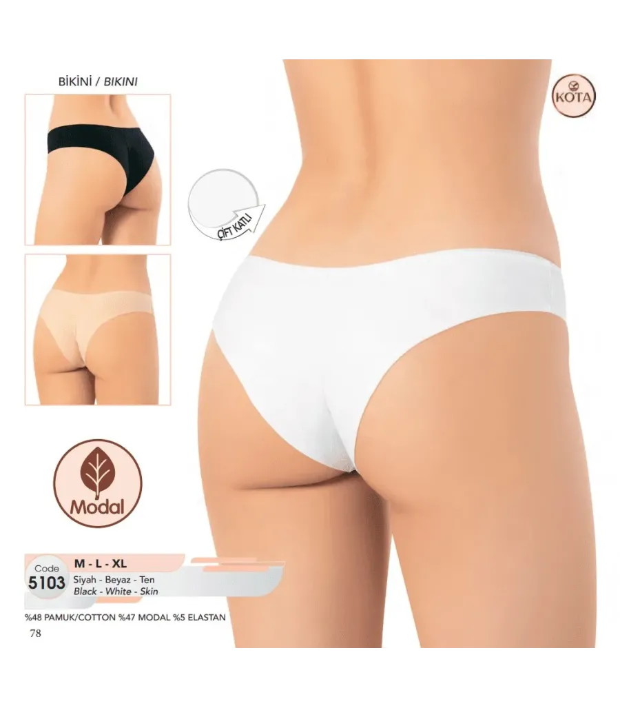 Kota 5103 Modal Bikini Çift Katlı