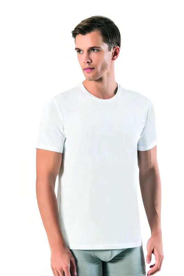 Kota 1302 Modal T-Shirt Yuvarlak Yaka