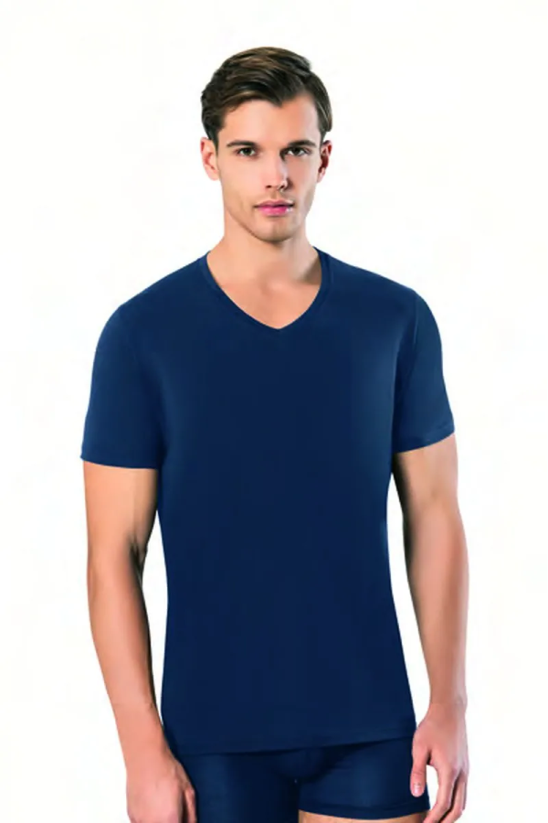 Kota 1303 Modal T-Shirt V Yaka
