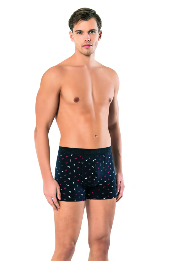 Kota 1015 Penye Erkek Boxer Şort Asortili