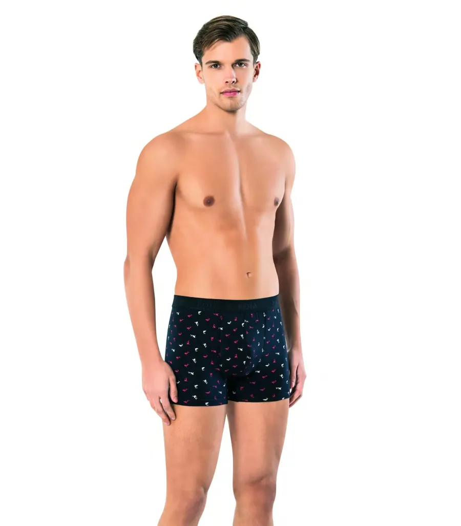Kota 1015 Penye Erkek Boxer Şort Asortili