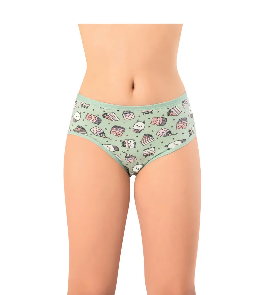 Kota 3402 Empirme Baskılı Penye Bikini