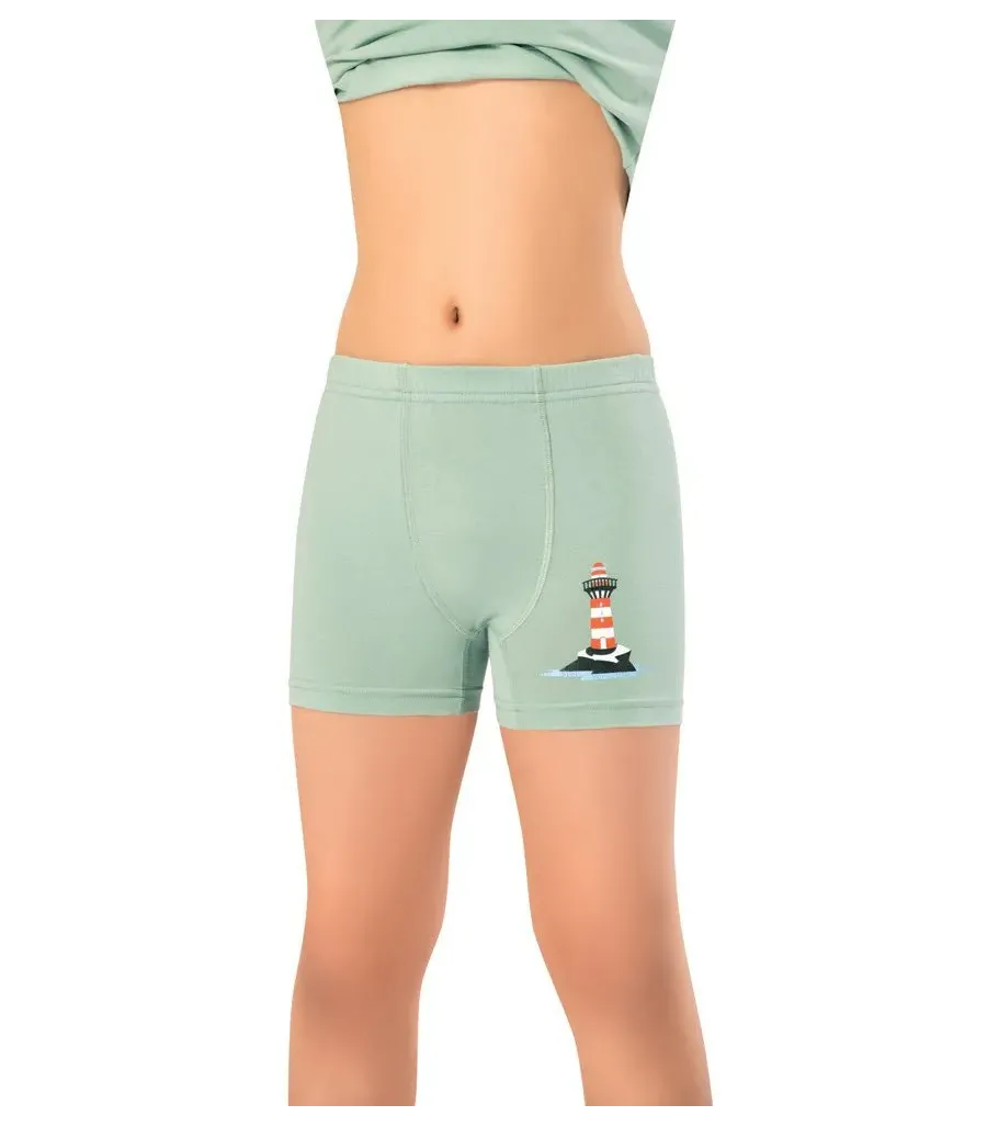 Kota 1027 Baskı Asortili Penye Boxer
