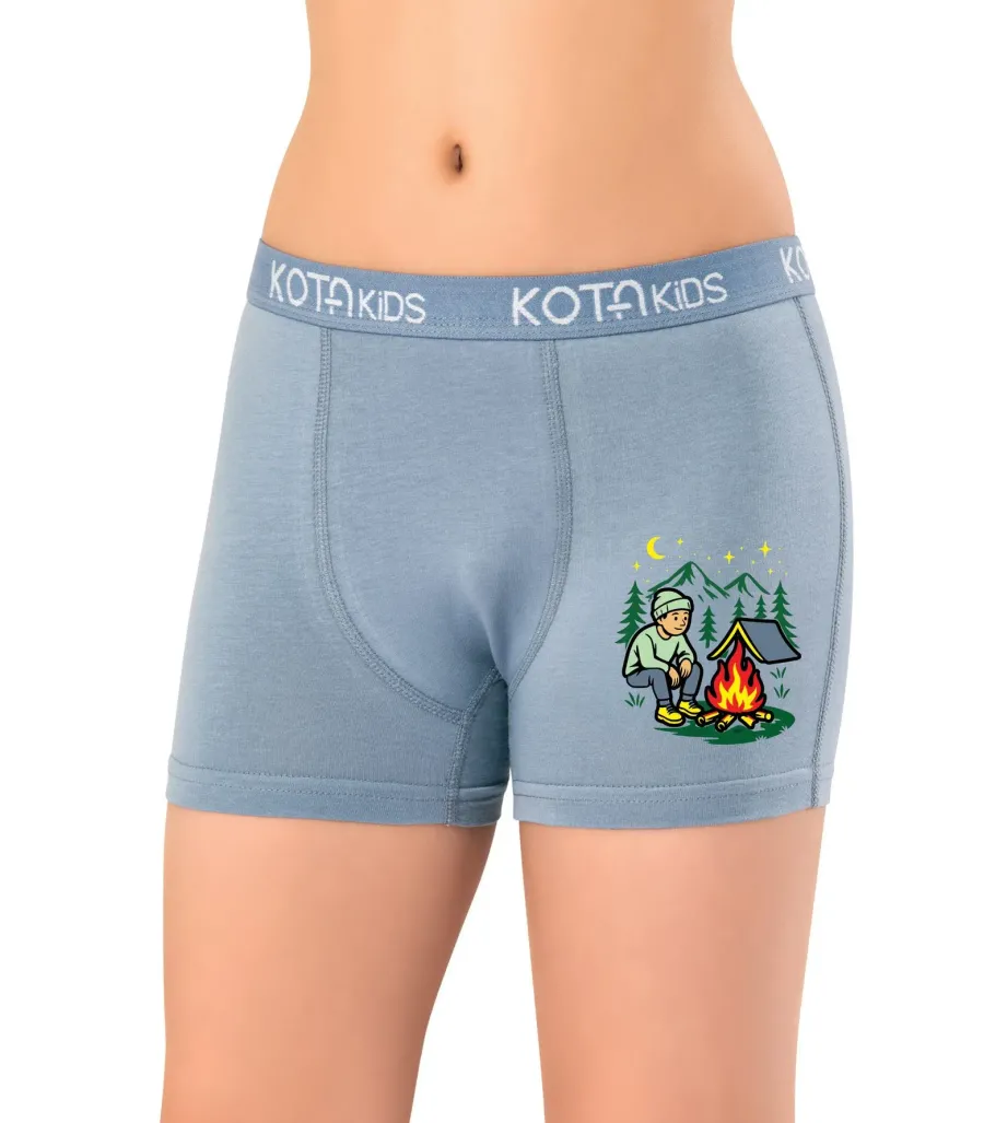 Kota 1005 Parça Baskılı Penye Boxer