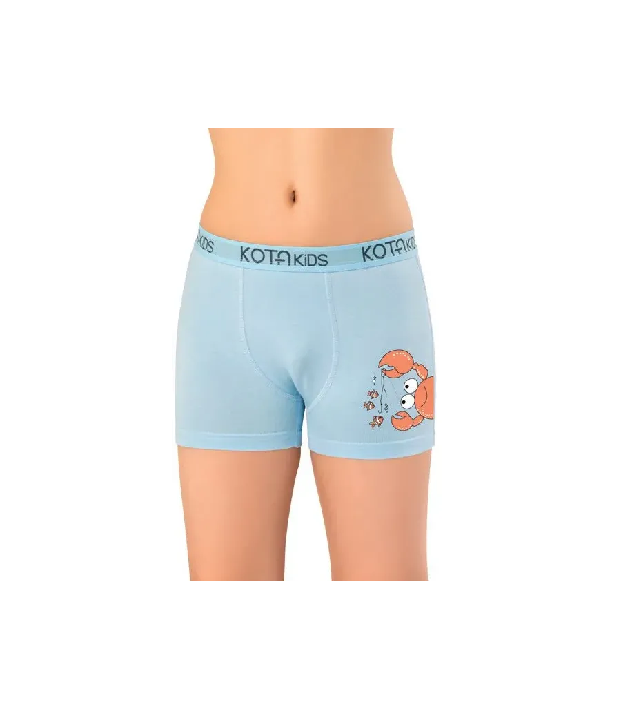 Kota 1005 Parça Baskılı Penye Boxer