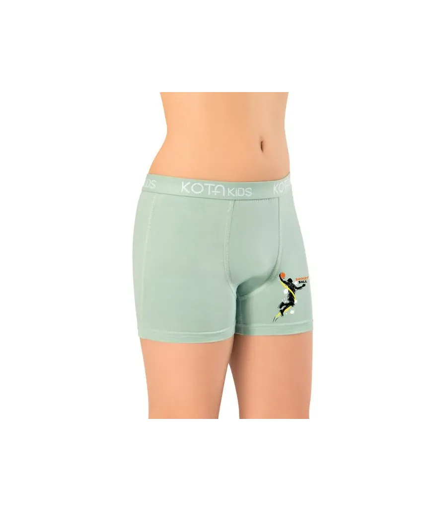 Kota 1005 Parça Baskılı Penye Boxer