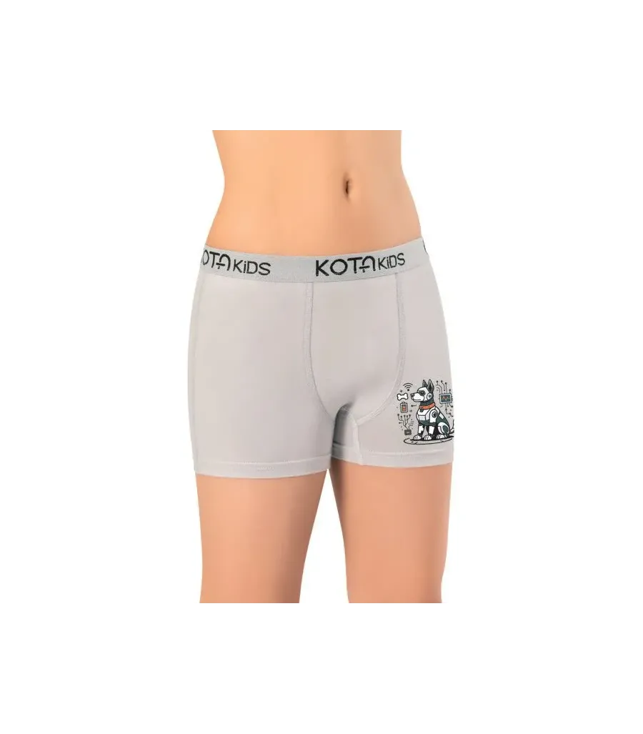 Kota 1005 Parça Baskılı Penye Boxer