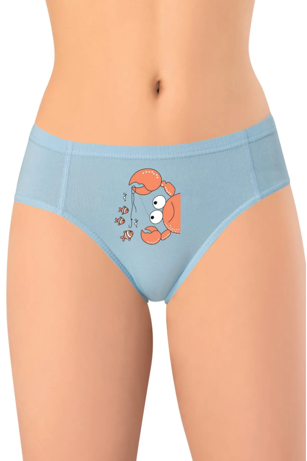 Kota 1019 Parça Baskılı Penye Slip
