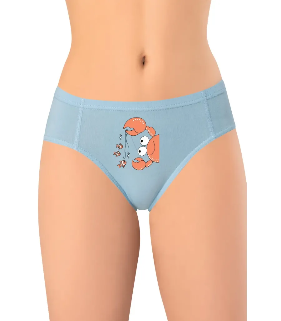 Kota 1019 Parça Baskılı Penye Slip