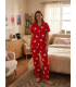 Elit Lüx Pegasus Kumaş İp Askılı Kadın Pijama Takımı