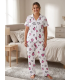 Elit Lüx Pegasus Kumaş İp Askılı Kadın Pijama Takımı