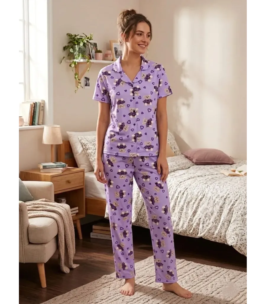 Elit Lüx Pegasus Kumaş İp Askılı Kadın Pijama Takımı