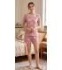 Elit Lüx Viskon Şortlu Pijama Takım ELT23
