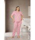 Elit Lüx Pegasus Kumaş İp Askılı Kadın Pijama Takımı Battal