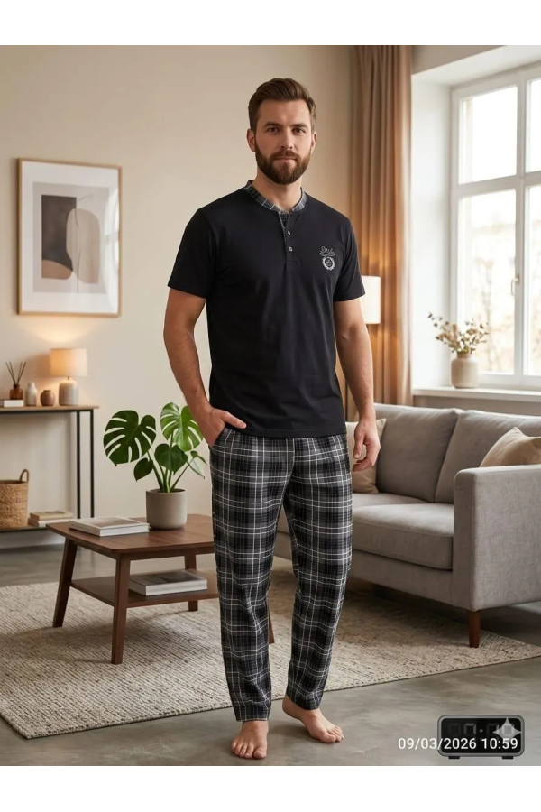 Elit Lüx Penye Erkek Pijama Takımı ELTE1