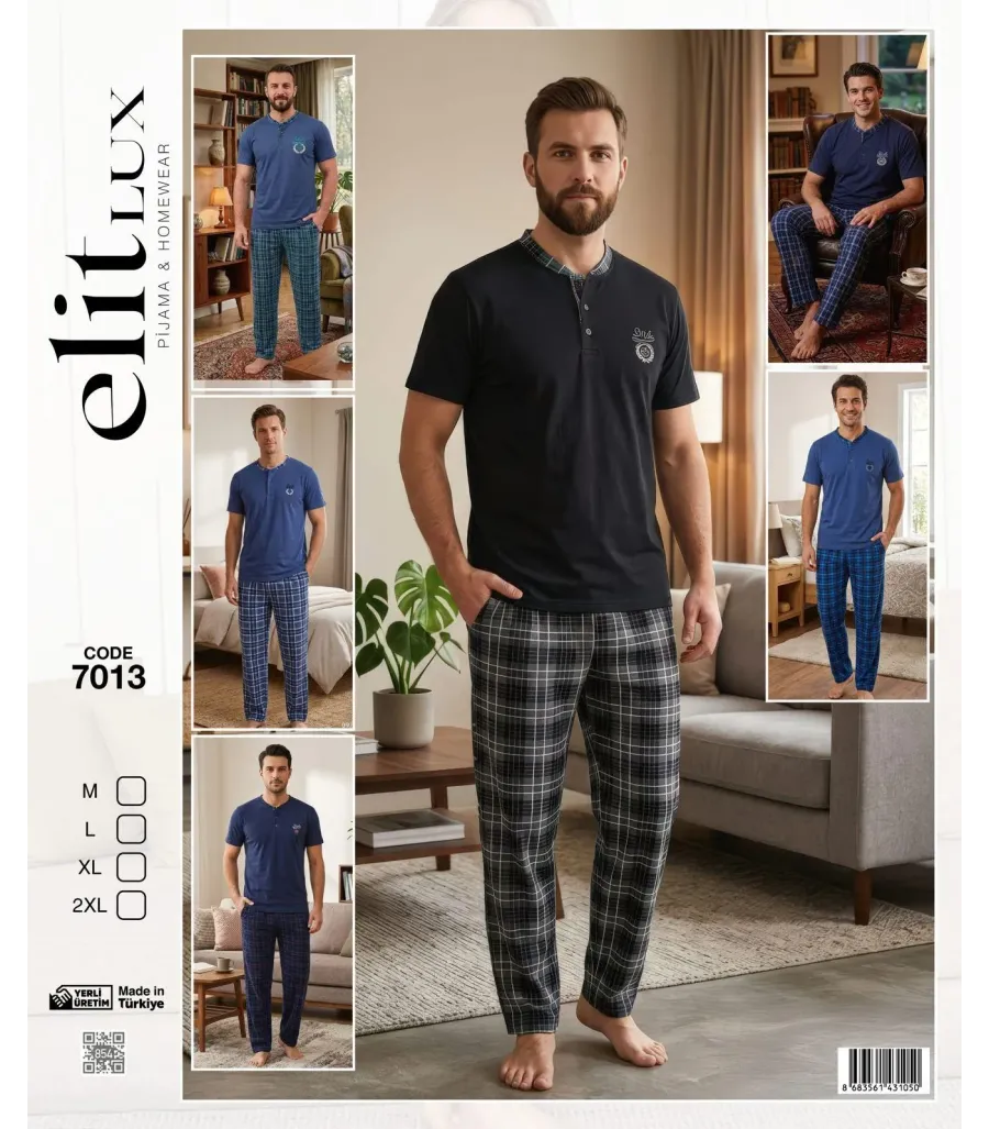 Elit Lüx Penye Erkek Pijama Takımı ELTE1