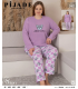 KSM Kadın Uzun Kol Battal Pijama Takımı KSM11