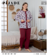 KSM Kadın Battal Düğmeli Pijama Takımı KSM47