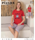 KSM Kadın Kapri Pijama Takımı KSM61
