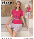 KSM Kadın Kapri Pijama Takımı KSM60