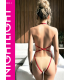 Nightlight Kırmızı Örgü Detaylı Choker Body Harness 8804-1