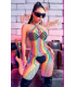 Nightlight Gökkuşağı Renkli File Çapraz Askılı Body Çorap 5001