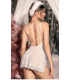 Nightlight Beyaz Dantelli Gelin Gecelik 3837