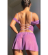 Nightlight 1064-1 Dantel İşlemeli Transparan Babydoll