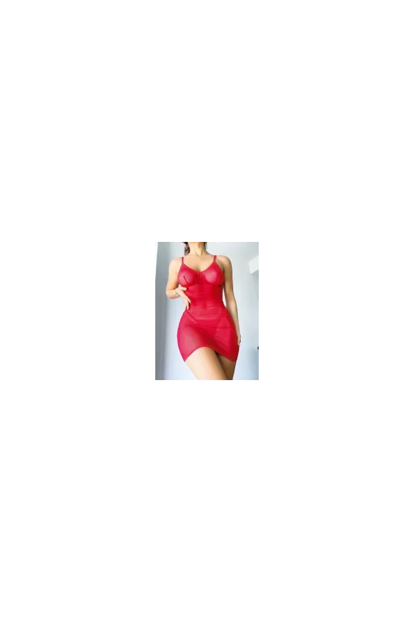 Nightlight 1051 Transparan Dantel Body Takımı
