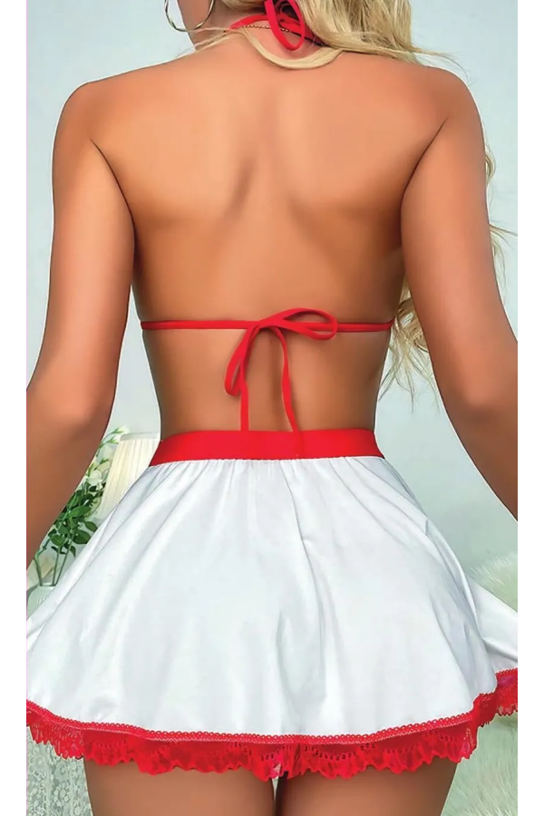 Nightlight 3834 Dantel İşlemeli Transparan Body Takımı