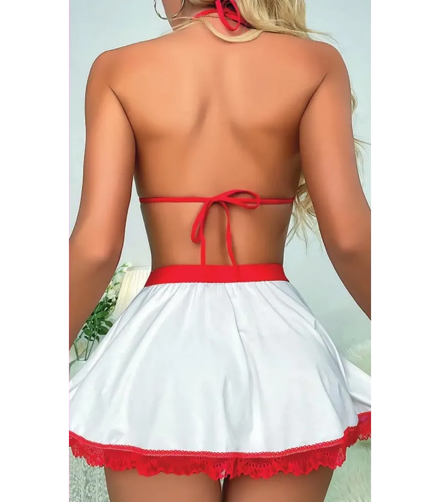 Nightlight 3834 Dantel İşlemeli Transparan Body Takımı