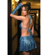 Nightlight 3612-1 Dantel İşlemeli Transparan Teddy Body