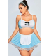 Nightlight 3603 Büyük Beden Transparan Dantel Babydoll Takımı