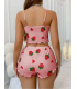 Passione Desenli Örme Şortlu Takım S-49
