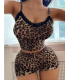 Passione Desenli Örme Şortlu Takım S-42