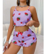 Passione Desenli Örme Şortlu Takım S-47