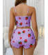 Passione Desenli Örme Şortlu Takım S-47