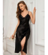 Passione Visatin Uzun Saten Gecelik 2202